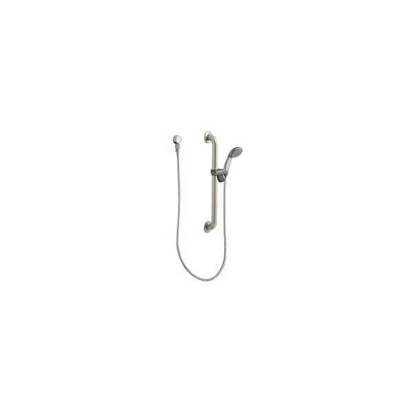 Slide Bar/Grab Bar Shower Classic Brushed Nickel
